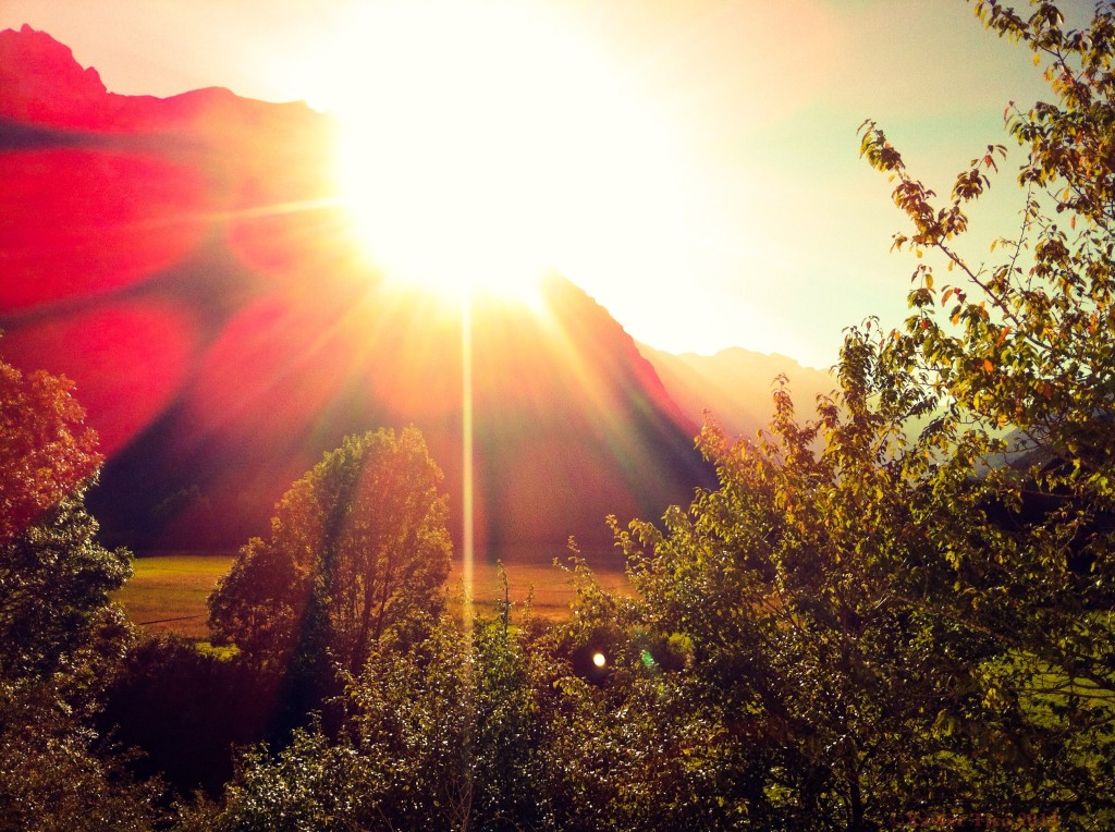 Posta de sol al Pirineu