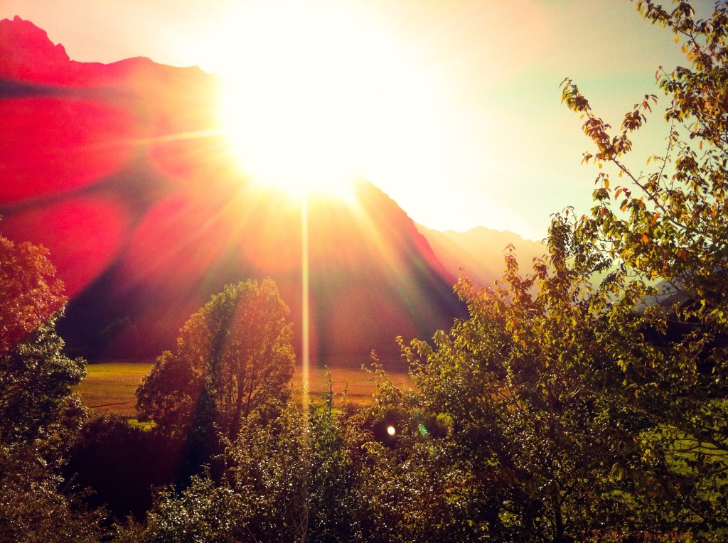 Posta de sol al Pirineu