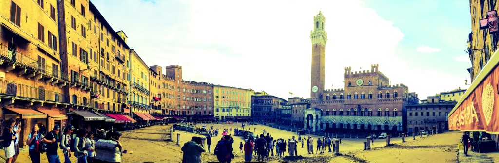 Siena poc després del Palio