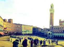 Siena poc després del Palio